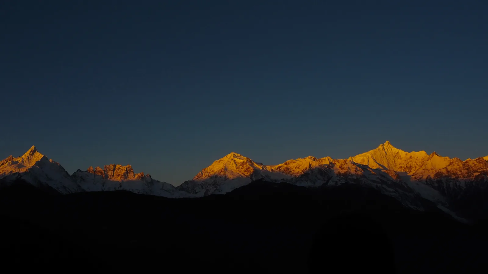 Kawagarbo rising above the Meili Snow Mountain range in northwest Yunnan