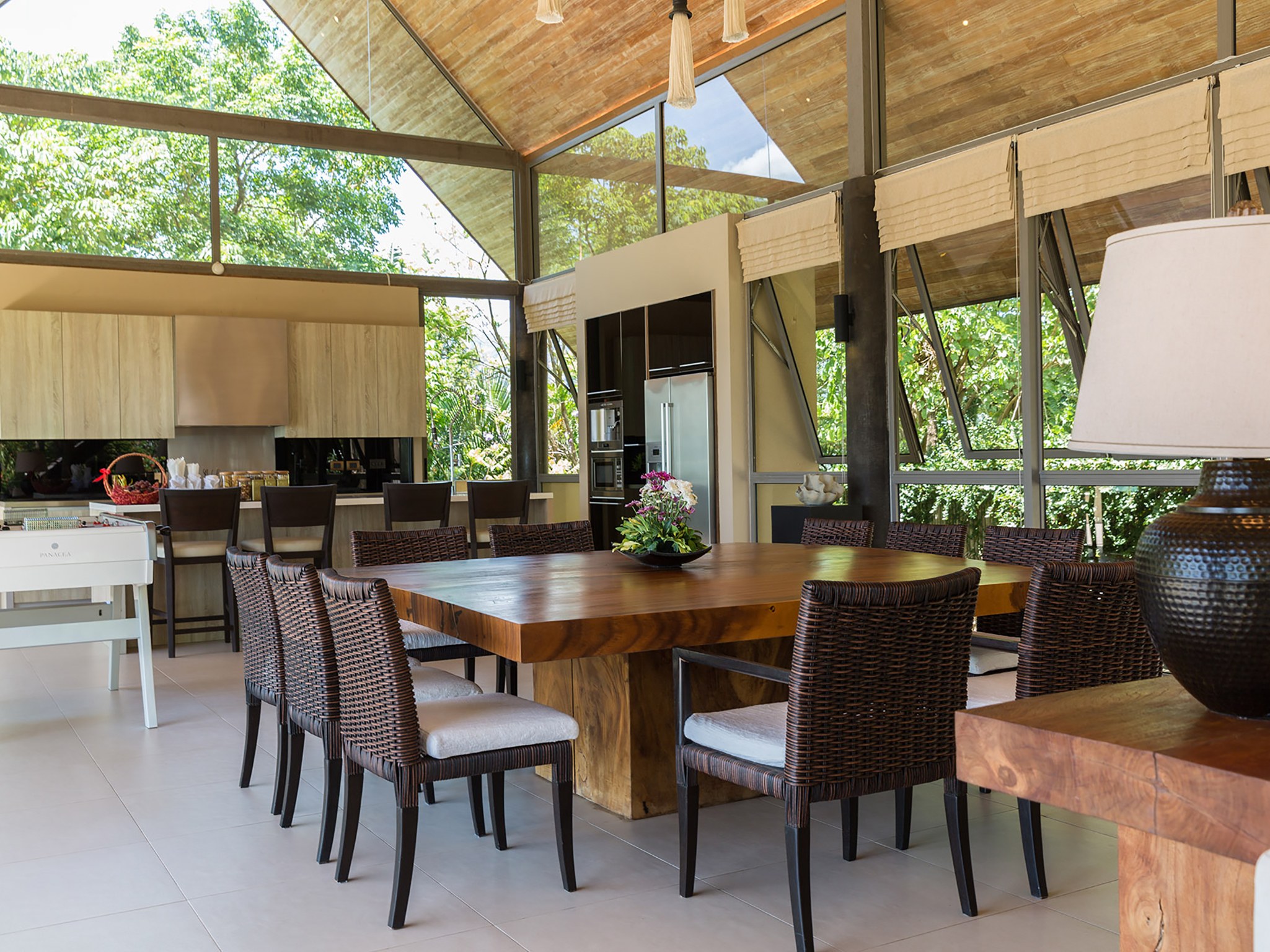Private villa dining
