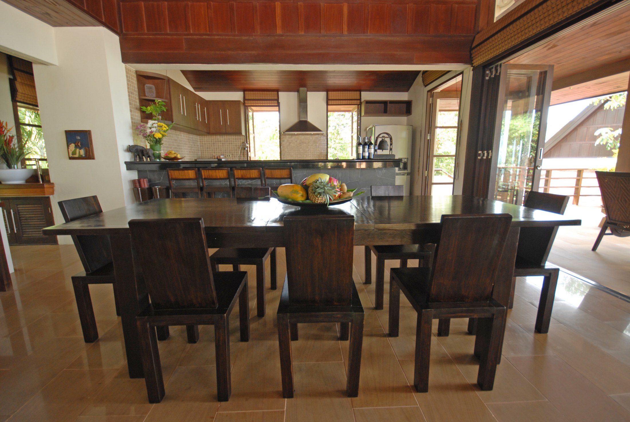 Private villa dining